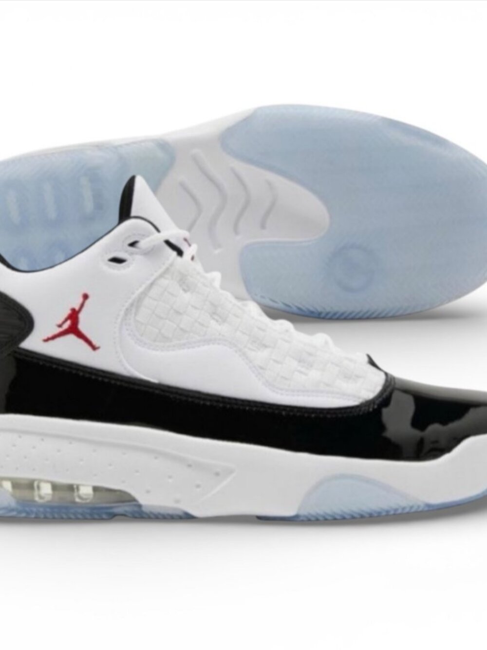 Air Jordan Max Aura 2 Mens Basketball Shoes White/Gym Red Black XI (NEW)